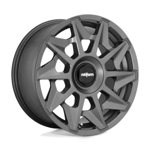Rotiform – R128 CVT – Gunmetal – 18″x8.5″ 45mm – All weather Wheels – R128188543+45